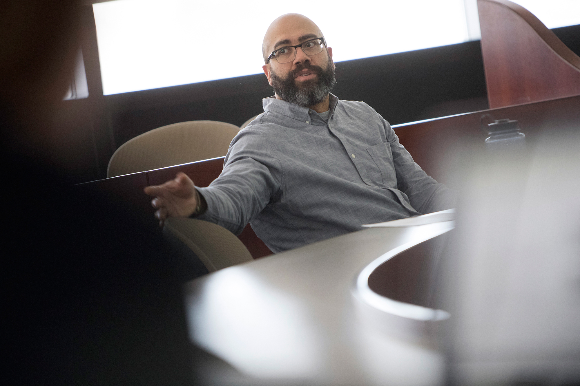Professor Dwayne Boucaud has been recognized for his student-first approach to teaching.